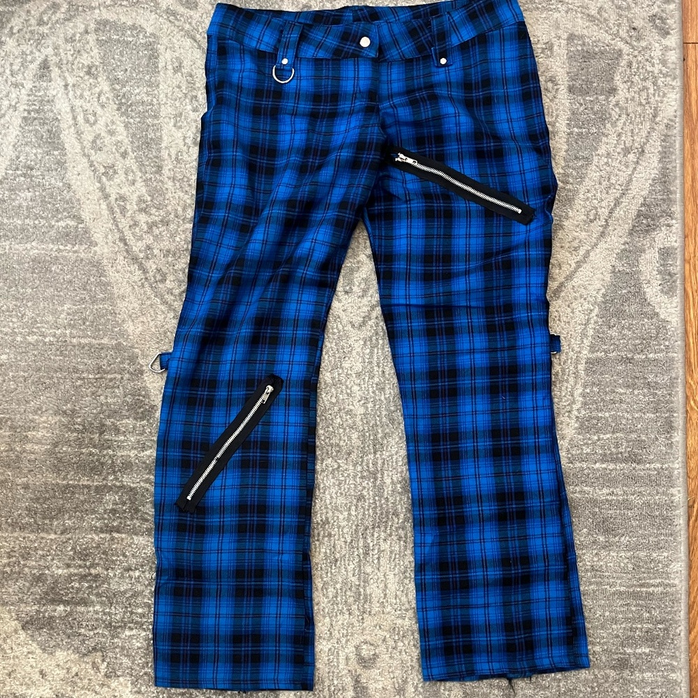 Lip Service plaid bondage pant
